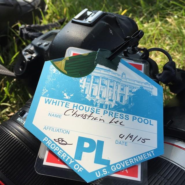 chrisklee_jpeg's tweet photo. Michelle Obama is speaking today. Super excited to shoot this #APintern http://t.co/fBwm3194X0