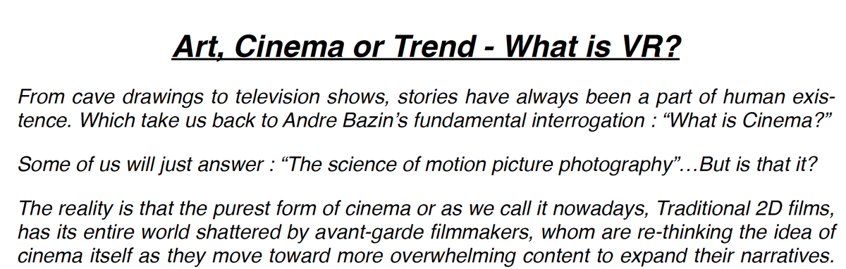 LTFDTT's tweet photo. @mattdipaola here an another interesting article on VR that discuss the Status Quo of #Cinema https://t.co/CxmTrlXQG6 http://t.co/D5xtl1APVT