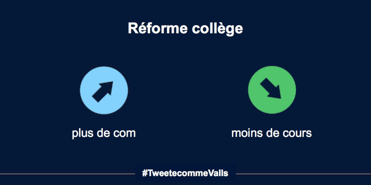 Milliskin's tweet photo. nous aussi on peut faire des infographies simplistes #reforme collège #TwitteCommeUnMinistre http://t.co/bY0WNXsoUa