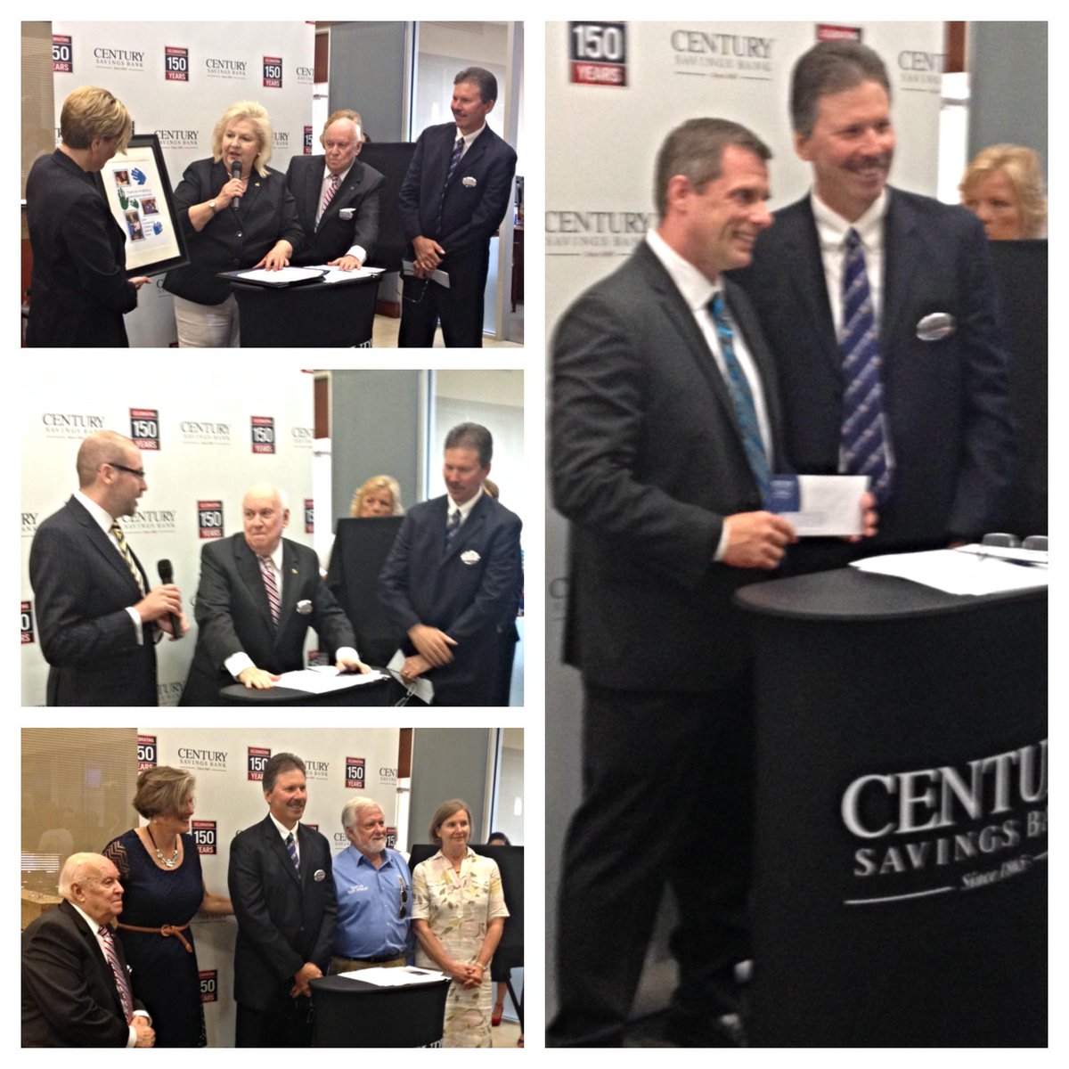 CumberlandHFH's tweet photo. @CumberlandHFH only keeps the best of company. A wonderful group of non-profits honored by Century Savings Bank. http://t.co/y5wyikz1t2