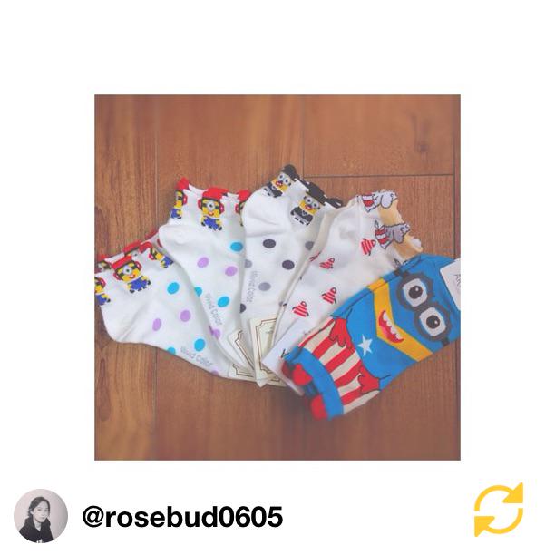 rose_bud2's tweet image. RG @rosebud0605: #squaready #socks #chausette #靴下 #ミニオン #ムーミン 
#鶴橋 #商店街

可愛くない？

5足で千円＼(^o^)／