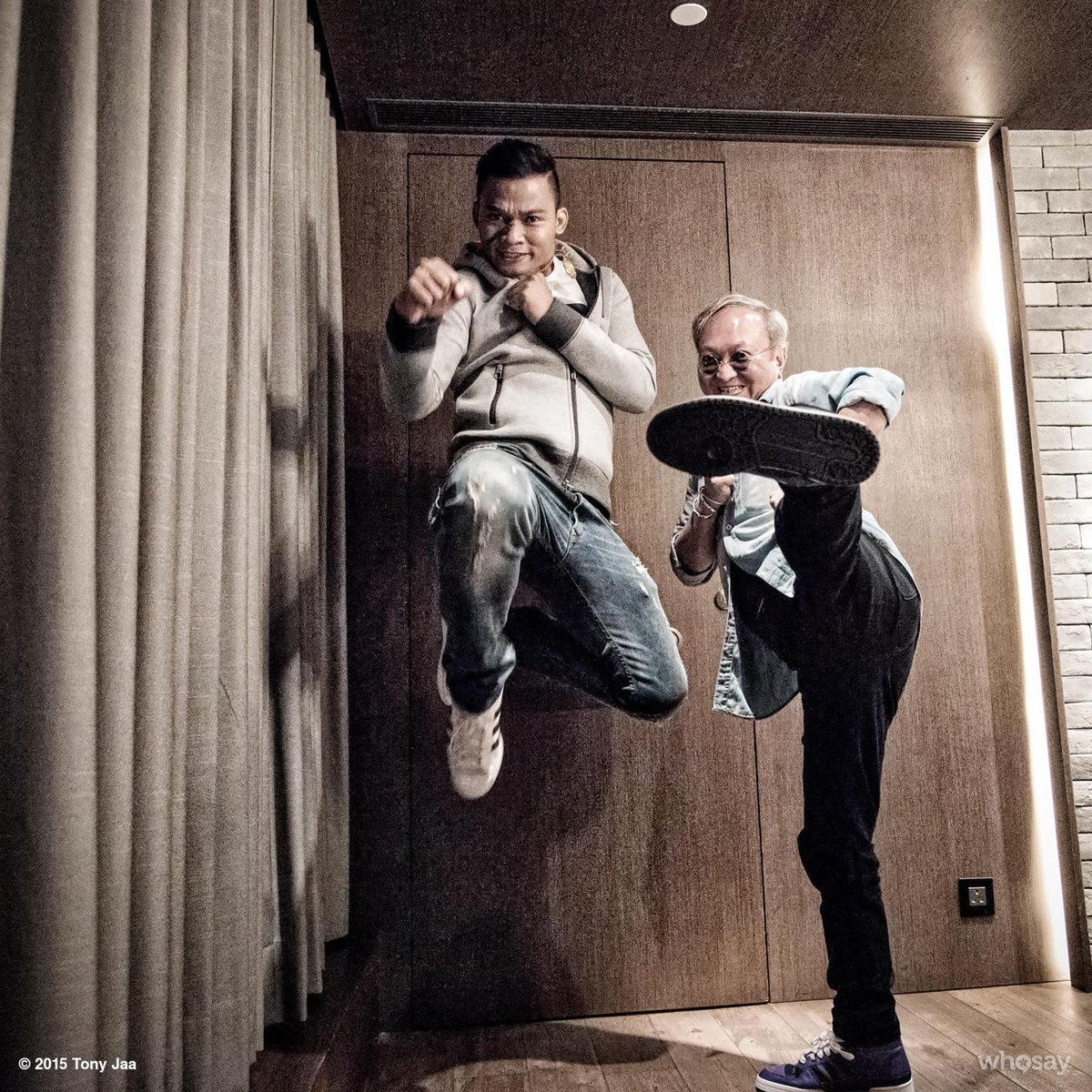 tonyjaaofficial's tweet photo. With the very cool producer of #SPLII Paco Wong. I had a lot of fun making this movie. http://t.co/vIwelhgo2e