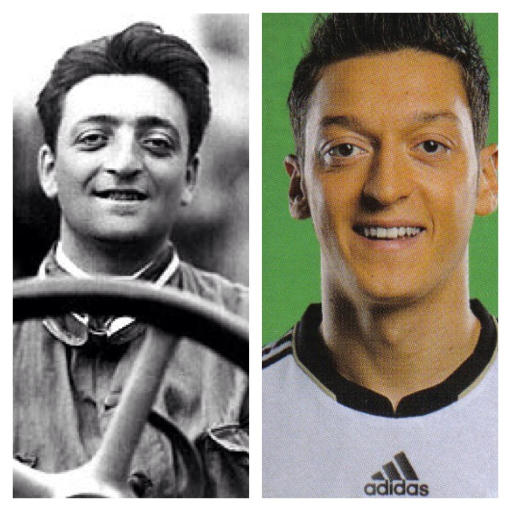 enzo ferrari y ozil