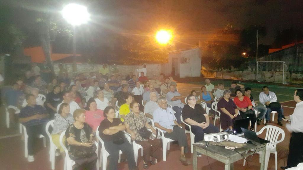 Presentación sobre l Obra GralSantos a ls vecinos dl B°San Vicente.Des Pluvial  para @AsuncionMuni@arnaldosamanieg