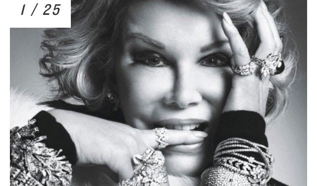 Happy birthday to the late Joan Rivers, Hilarious Queen of Costume Jewelry. 