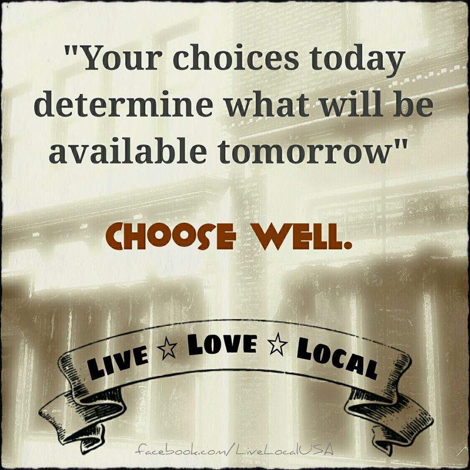 We all need a reminder - #shopsmall