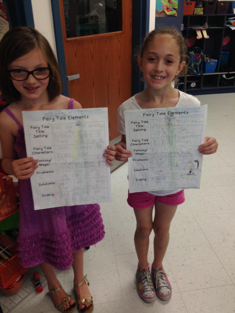 MissSpusta's tweet photo. We LOVE our fairy tales unit! What a fun way to end first grade : ) http://t.co/bBoF13feZV