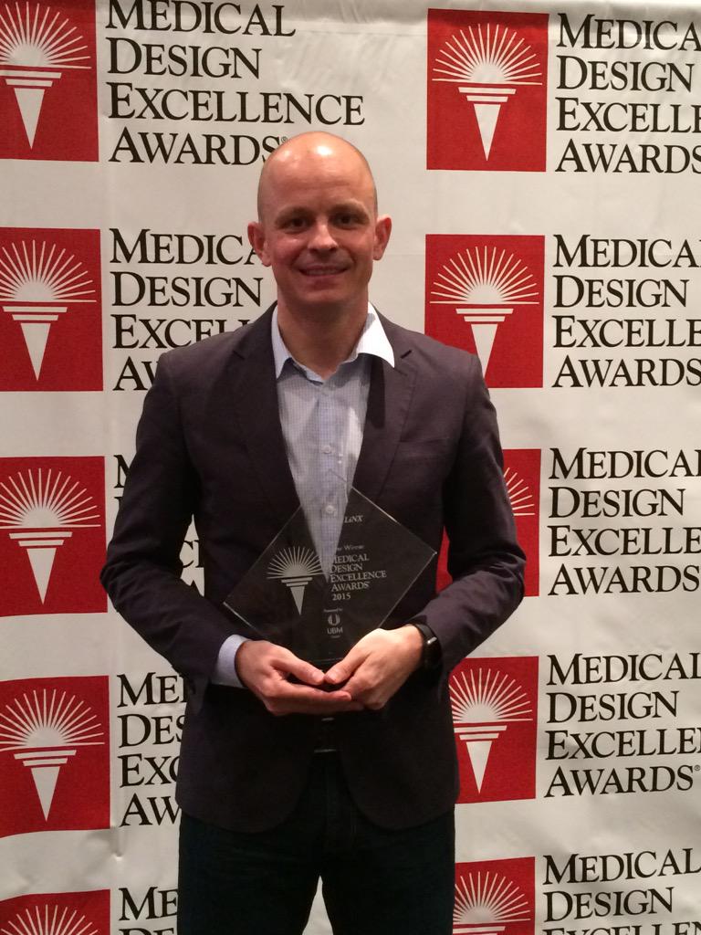 We're excited to announce that #ReSoundLiNX took home a design excellence award at #MDEA15 in NYC today!