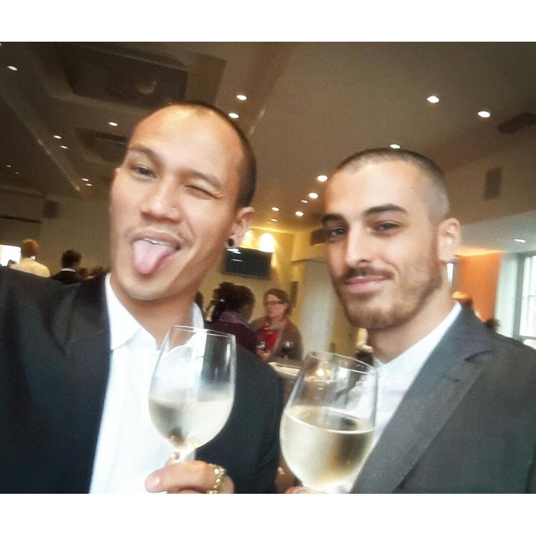 MTTLDN's tweet photo. What a night at BAFTA! Great to see @kibomark_ & @MitchMarion #Goclock screening #✌ http://t.co/2xtDsaMrpT