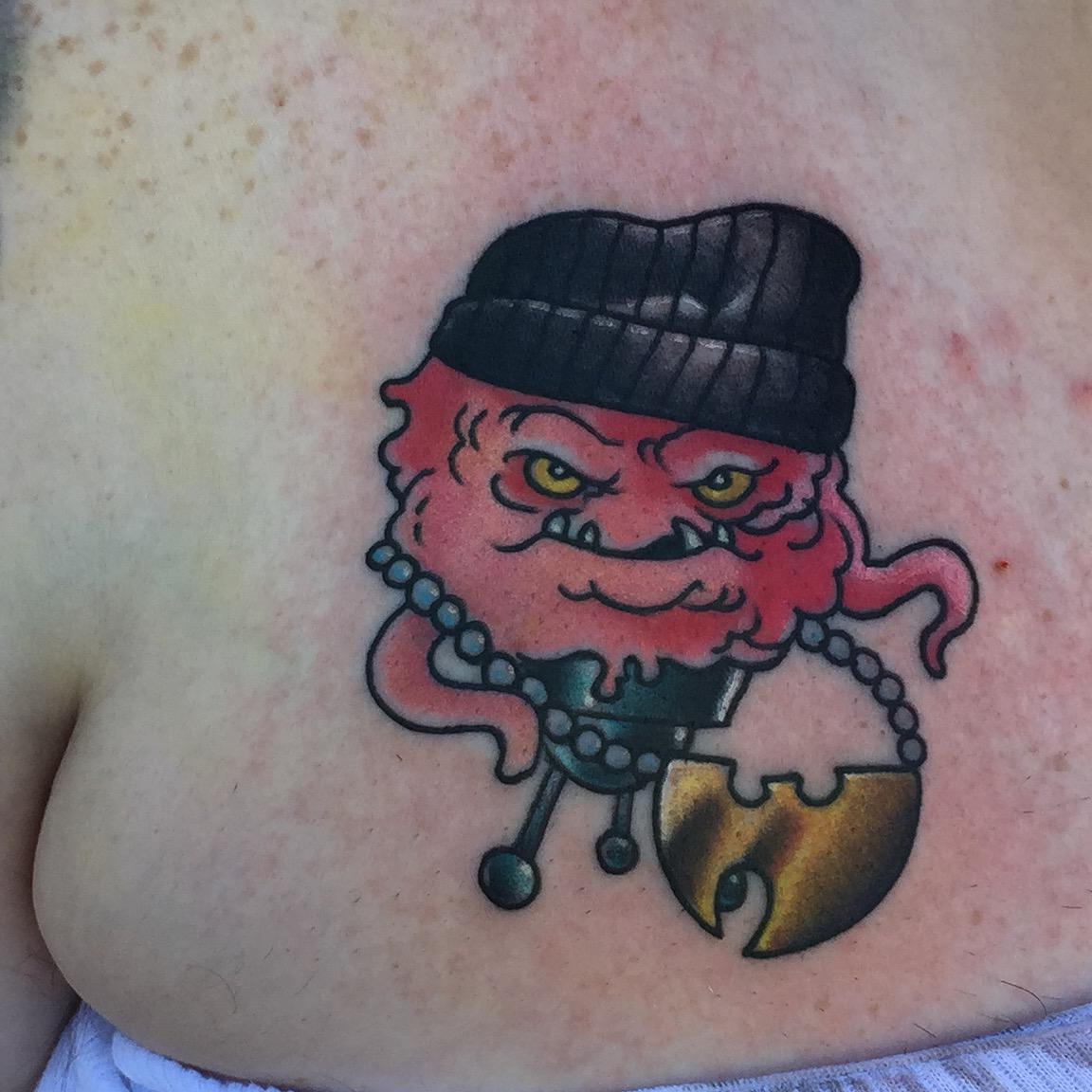 Going to try to get back into the swing of things...  A lil' Wu-Krang #tattoo to kick it off. #TMNT