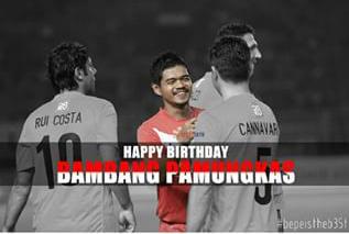 Happy Birthday Capatain 20 Bambang Pamungkas   