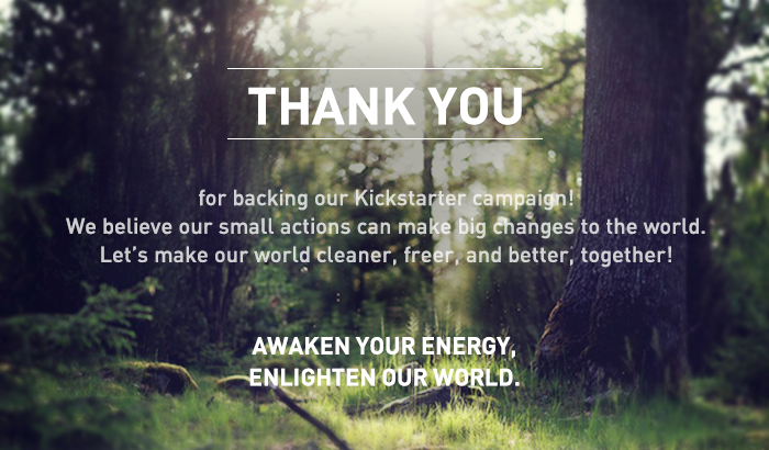 Better_Re's tweet photo. THANK YOU!! BETTER RE funded $69,465 with 781 backers.
Our journey for the better world continues, so stay tuned! :) http://t.co/wy5Im1Hnsd