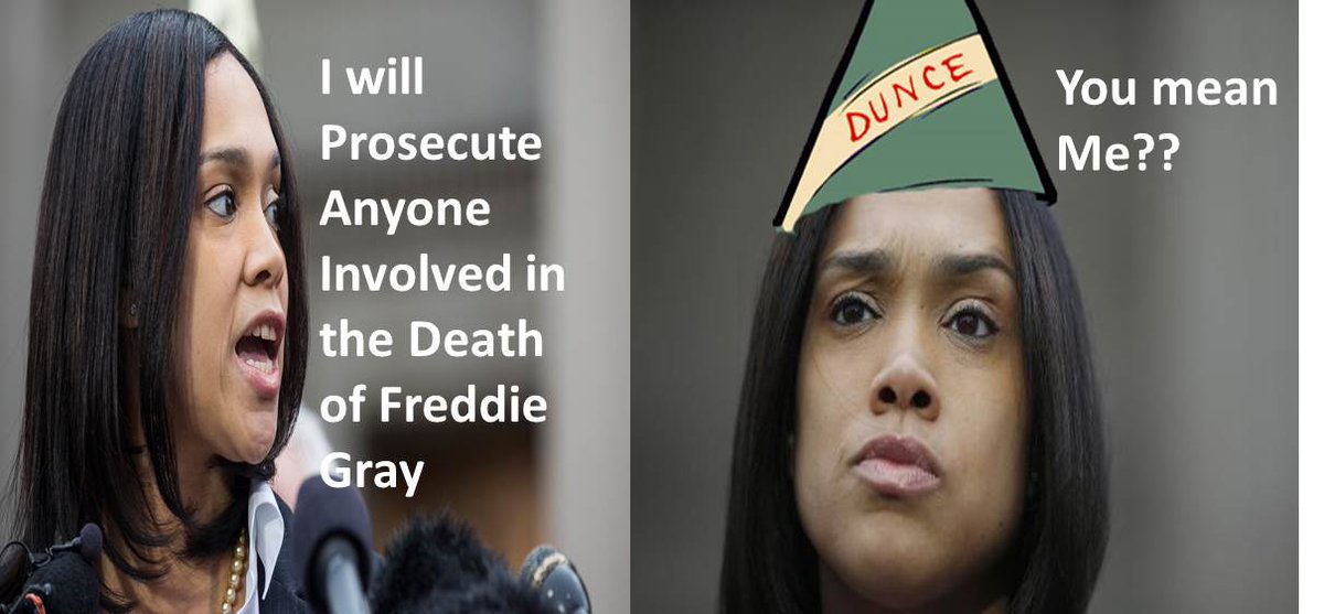 Marilyn Mosby ignores questions if she has cops backs VIDEO