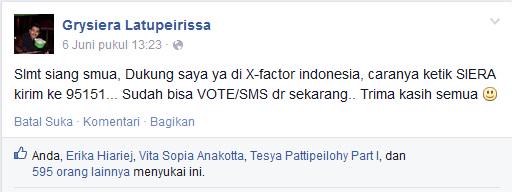 Ayoo  <a href="/all_QSS/">Que Siera Siera</a> mari katong dukung <a href="/SieraXFI/">Siera Latupeirissa</a> .. #Hargaiproses