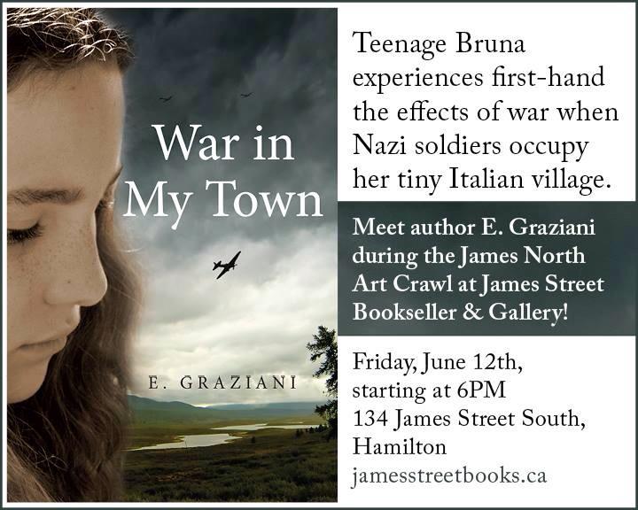 Meet author E. Graziani this Friday at James St. Bookseller 6-8pm. #HamOnt #jamessouth #booksigning