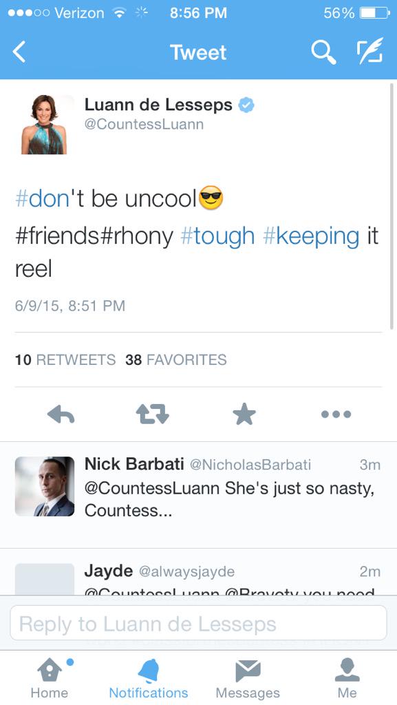 bravoholclique's tweet image. Did Luann hire Sonja as her social media intern? #RHONY #hashtagproblems