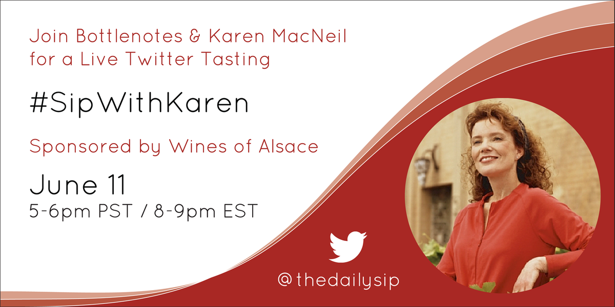 theSip_BN's tweet photo. @ChamisalVyd #SipWithKaren #Alsace is THURS 5pm PST/8 EST! Hope to see you there! http://t.co/wphj1KGYwx http://t.co/VDwB1lpgyj