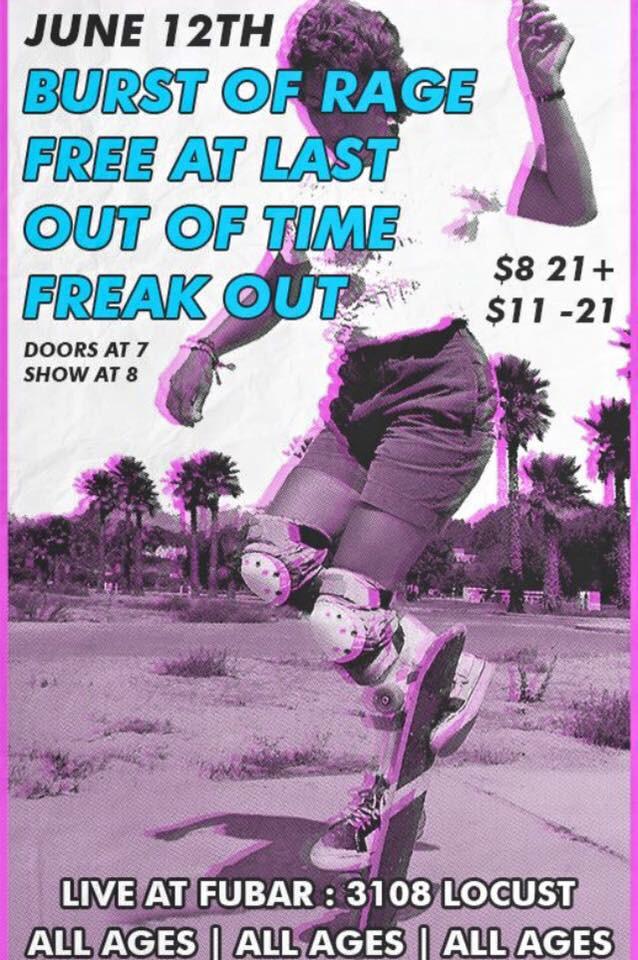 Come see us on Thursday in Shipman, we're playing new songs then on Friday go see <a href="/outoftimehc/">Out of Time</a> and mosh your friends.