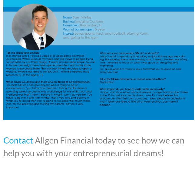 JamieVrinios's tweet photo. My 18 yr old Sam Vrinios started his company @ age of 14๐ @ImagineCustoms #samvrinios @realDonaldTrump @ABCSharkTank http://t.co/aZj0r2N7EY