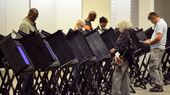 thehill's tweet photo. "Voter fraud is a lie" http://t.co/J7ptwJqchq http://t.co/IrijMdb4sM