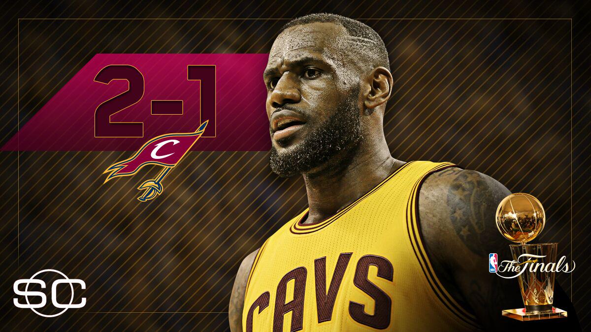 Cavs take Game 3! LeBron James comes up HUGE again with 40 Pts, 12 Reb, 8 Ast in 96-91 win. CLE leads series, 2-1.