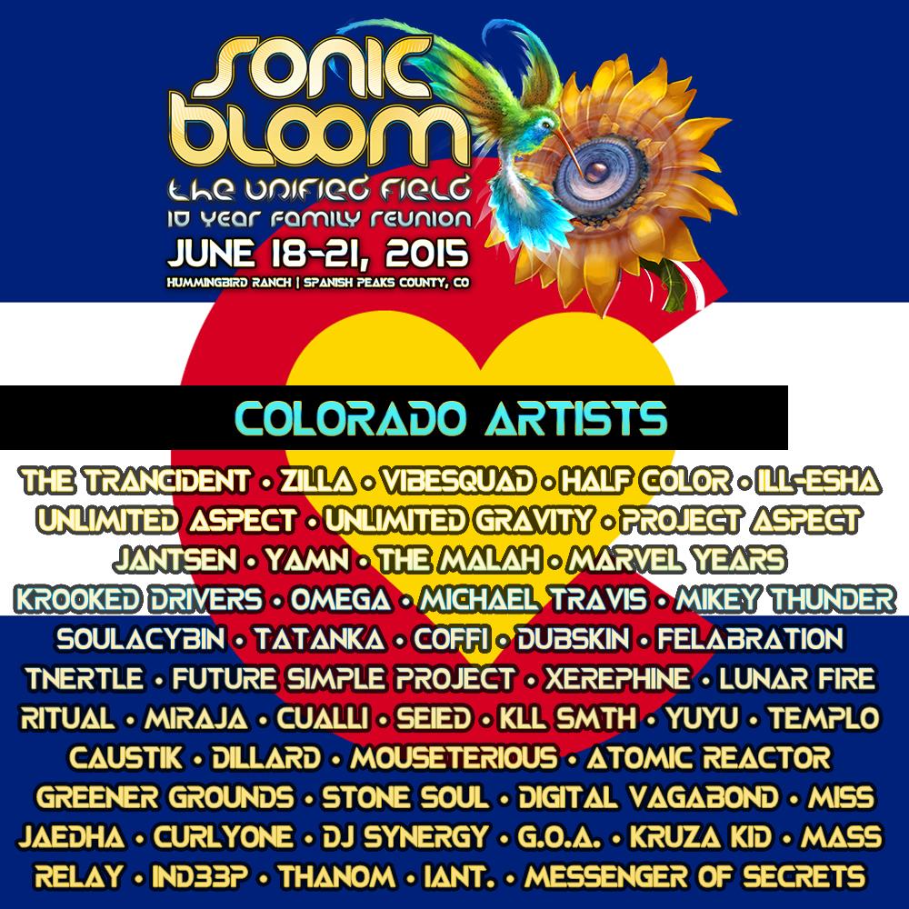 SONIC_BLOOM's tweet photo. #Colorado musical artists: #TheTrancident ft. 4 mem. of @SCI_Official @ZILLA_ALLIZ  @VibeSquaD @HalfColor  @ill_esha http://t.co/QEBGwPh5a4