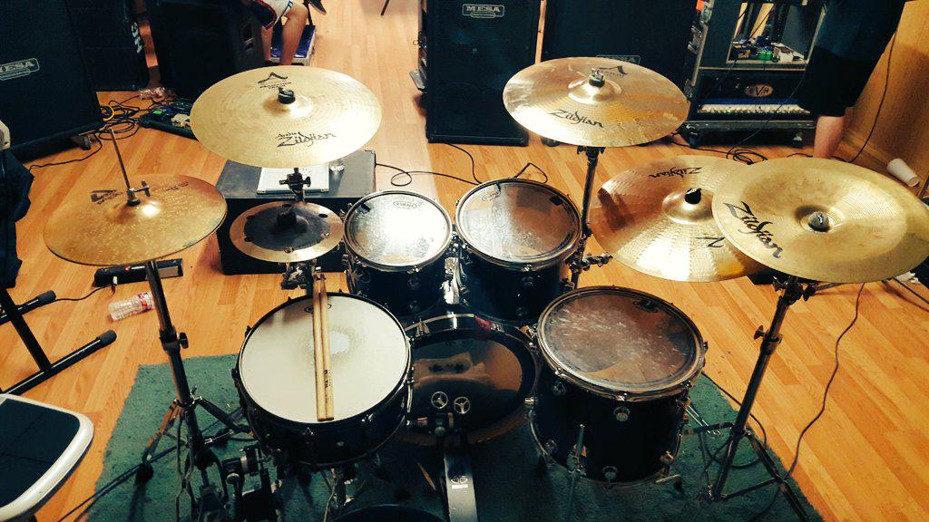 All setup for <a href="/MayhemFest/">MayhemFest</a> this summer!!! <a href="/victoryrecords/">Victory Records</a> <a href="/Shatteredsun/">Shattered Sun</a> <a href="/dwdrums/">Drum Workshop, Inc.</a> <a href="/ZildjianCompany/">Zildjian Company🌕</a> <a href="/VaterDrumsticks/">Vater Drumsticks</a>