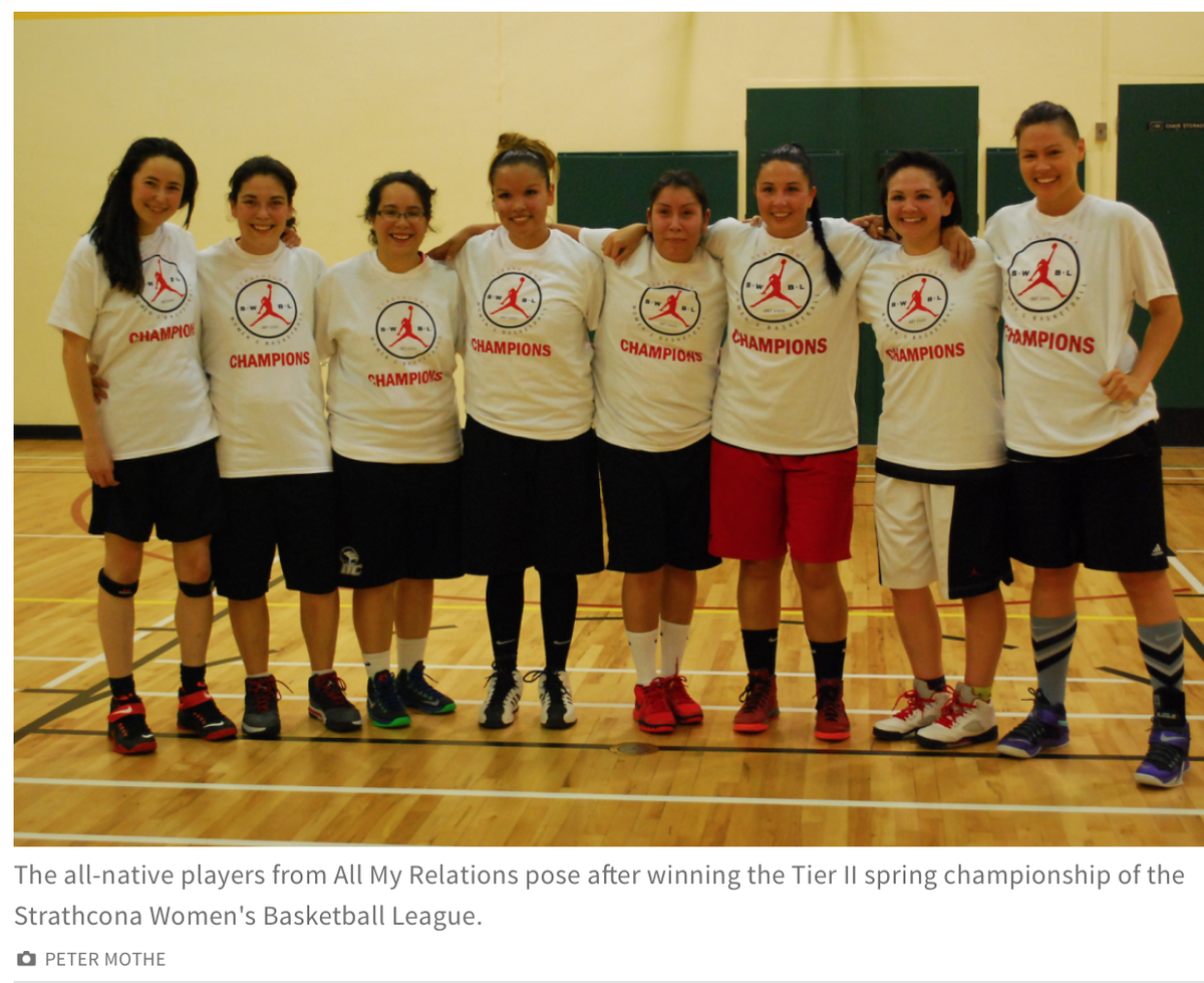 piyesisbrand's tweet image. Indigenous basketball team creates sisterhood of leaders in the Downtown Eastside tinyurl.com/pegdss2