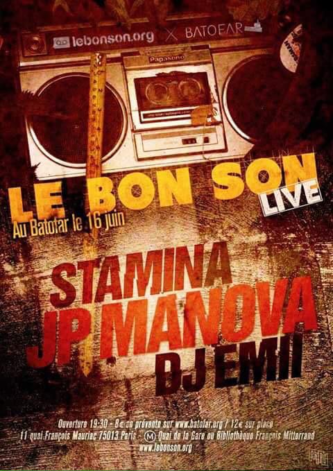 1ère soirée #LEBONSONLIVE avec <a href="/JPManova/">JP MANOVA</a> <a href="/EDjemii/">Emira djemii</a> et STAMINA au <a href="/Batofar/">Batofar</a> !