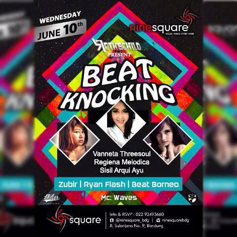 Tonight #BeatKnocking <a href="/ninesquare_bdg/">NINE'SQUARE</a> w/ <a href="/FDJ_Vanneta/">Vanneta Gisella</a> <a href="/Sisil_AA/">Sisil Arqui Ayu</a> @ryandflash @Zubir_Vallen <a href="/fa2rocks/">FATUROCKS</a> #Regina !!!