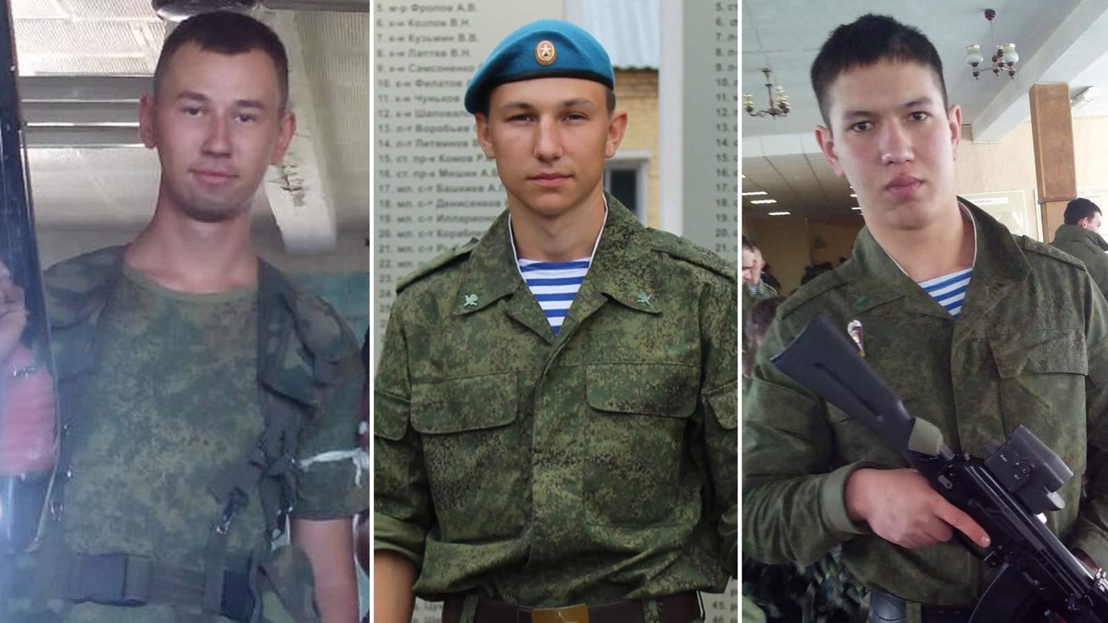 Погибшие российские солдаты