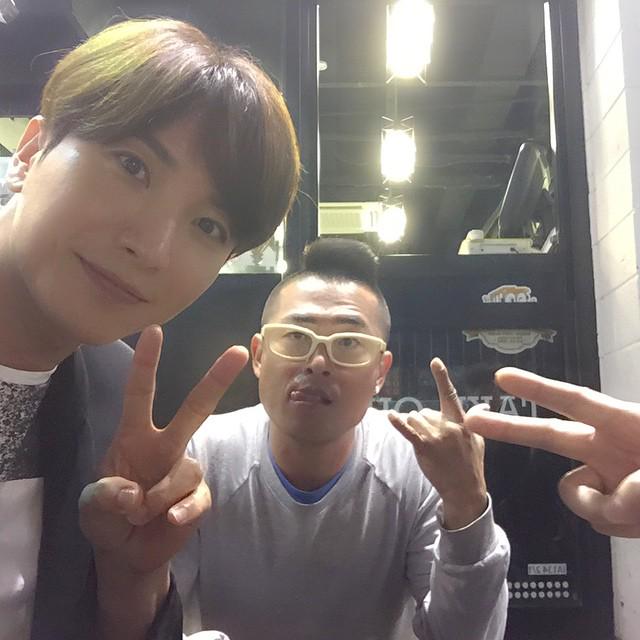 Sup3rJunior's tweet photo. 150610 Leeteuk Twitter and Instagram Update: ..#LotteDutyFree #Directornim http://t.co/0JhCh8a4We http://t.co/lUpmZc4Gby