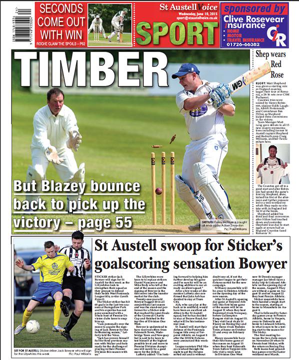 StBlazeyCC's tweet image. 2nd team Vice Skipper missing a straight one 😉. #forwarddefence