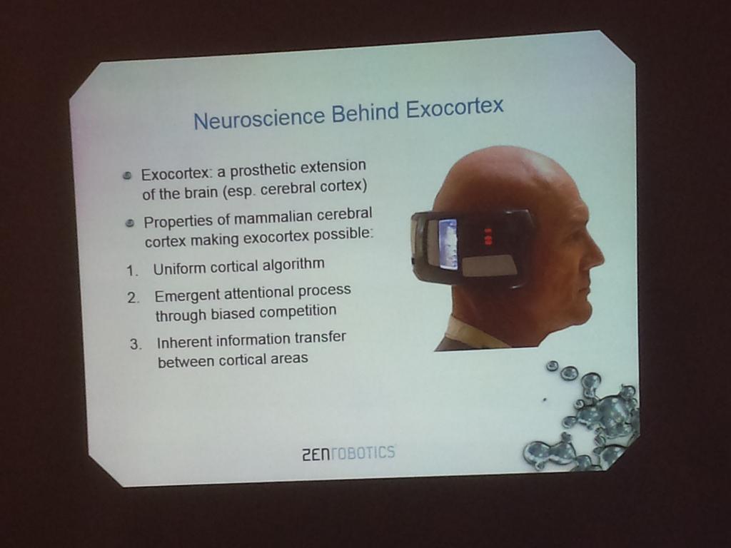 piadibe's tweet image. #WAU. #tsc2015 Harri Valpola from #zenrobotics explains how #robots are built #exocortex