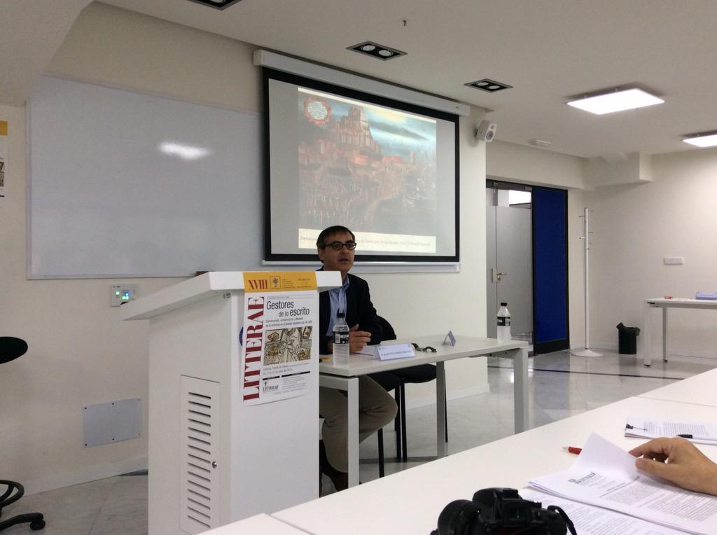 La primera ponencia de #LitteraeXVIII del profesor Pardo Molero <a href="/jfpardo68/">Juan Francisco Pardo</a>