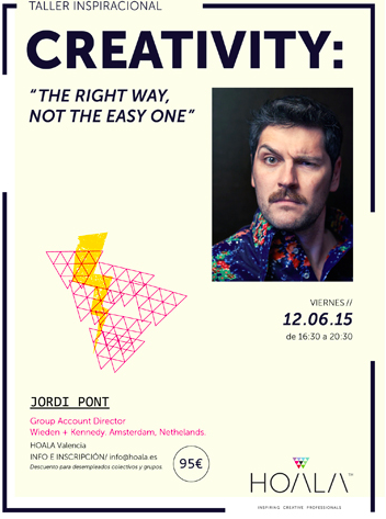 PatriciaPastorG's tweet photo. 12 de JUNIO Taller de Jordi Pont sobre #CReativity: lideró la cuenta global de Nike  http://t.co/zTCzLFclXy #CMOnkeys http://t.co/hQPpny1XC3