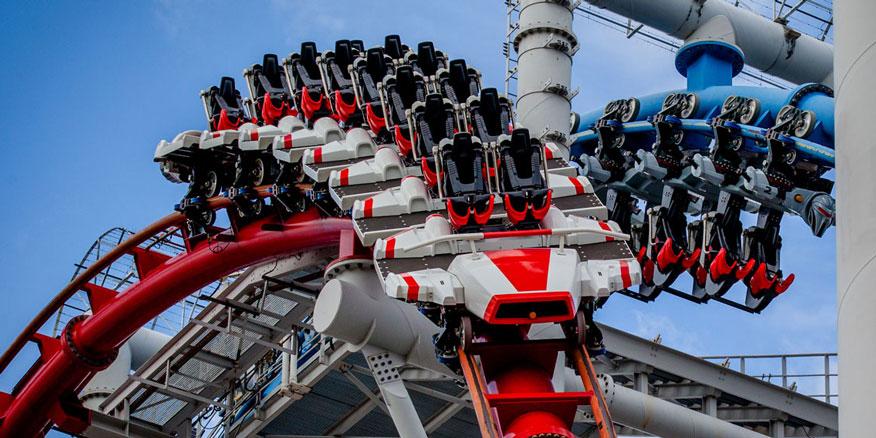 rwsentosa's tweet photo. Battlestar Galactica: Human vs Cylon's ride experience is 90 seconds. #USSBSG fun facts: http://t.co/gZxnCV3hYt http://t.co/VGchKKzkWu