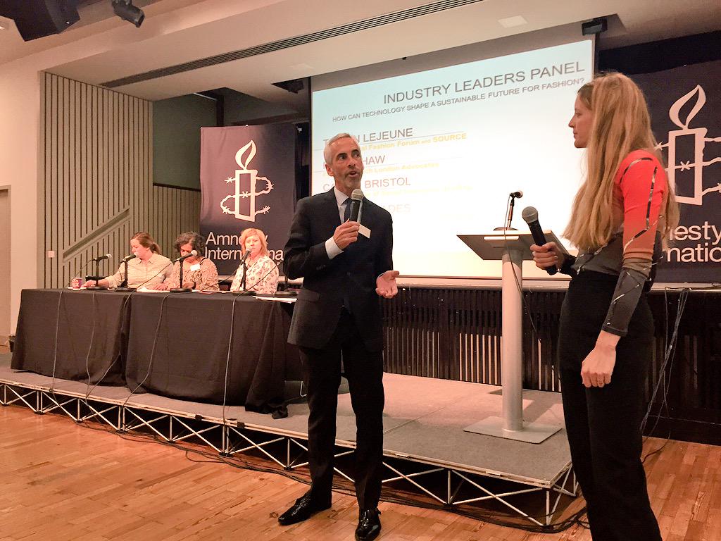 amishaghadiali's tweet image. And we have started out panel discussion at #SourceSummit on #tech #fashion #sustainability #fashiontech