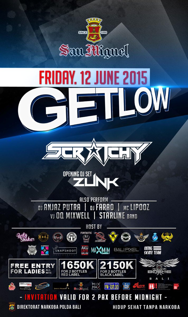 DG_Syndicate's tweet photo. This Friday @BOSHEVVIPbali with @scratchycronik @zunk_balibass 

GL : D'Groove Syndicate http://t.co/KuX9adfrjC
