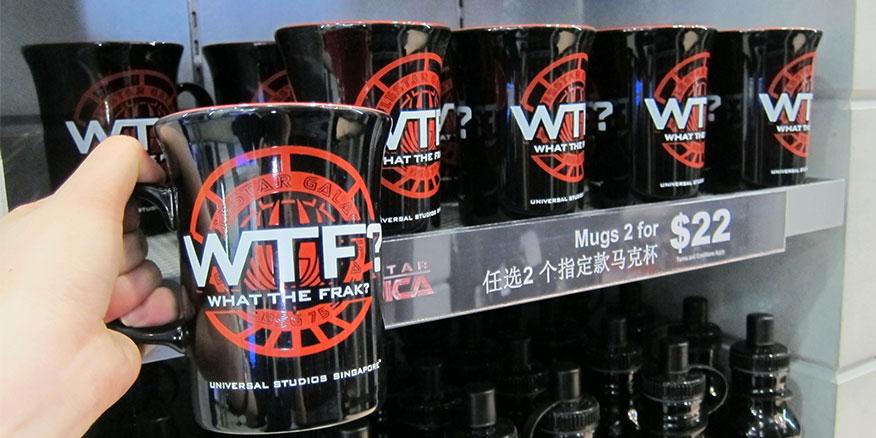 rwsentosa's tweet photo. Get your #USSBSG merch at Galactica PX. This mug is nice. http://t.co/XSfrluLAa9 http://t.co/SrRzN1JMqb
