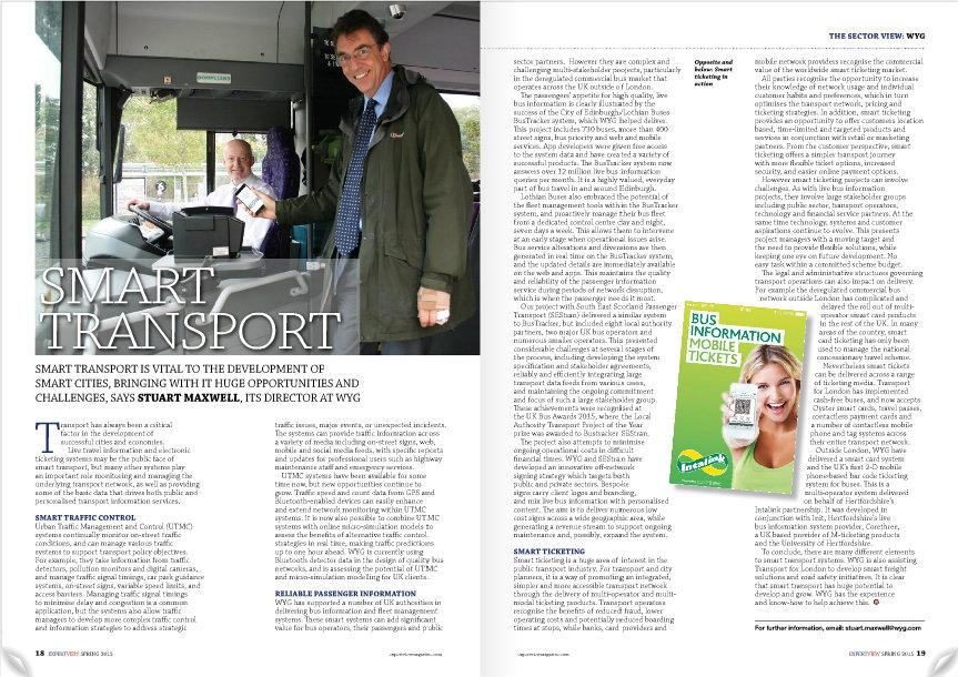 ExpertViewMag's tweet image. Stuart Maxwell @Wyggroup says #transport is vital to #SmartCities development bit.ly/1Ech8q3