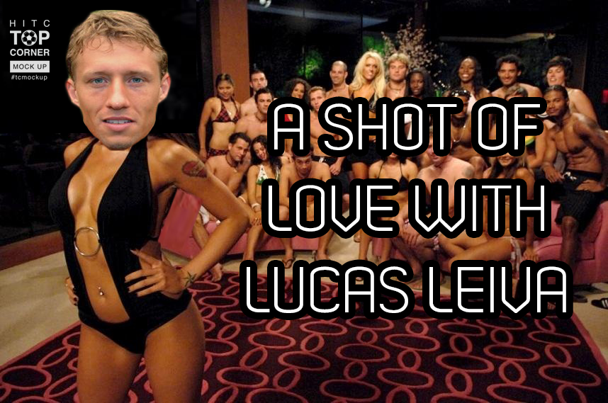 elecspo's tweet photo. A Shot at Love with Lucas Leiva #BoringRealityShows #TCMockUp http://t.co/yN5bZlcTeX
