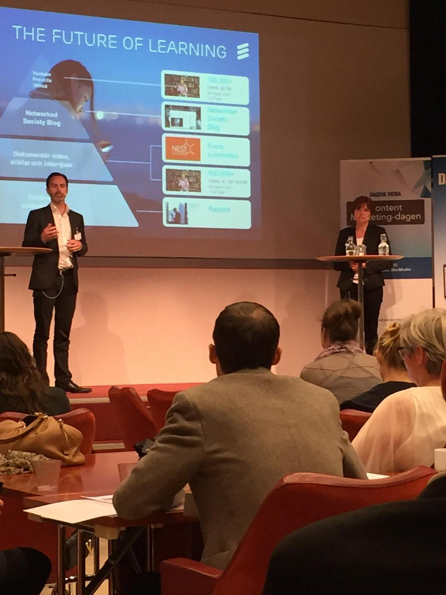 PStaunstrup's tweet photo. The Networked Society som B2B-case på #content15 med @UlrikaB och Urban Fjellestad på @ericsson http://t.co/frA6z9UfxI