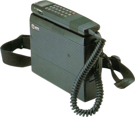 昔の携帯電話2個セット沖電気昭和45年ショルダーフォン