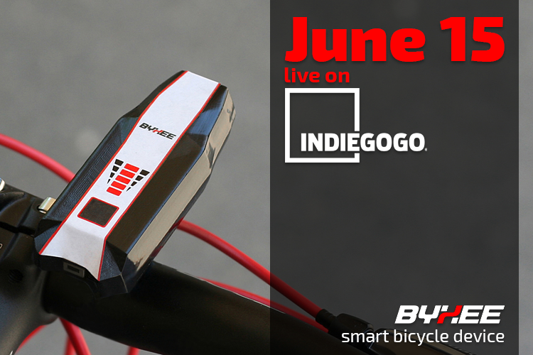 ByxeePro's tweet photo. Byxee #Indiegogo campaign : start scheduled for June 15.
#byxee #bike #crowdfunding #technology #hitech http://t.co/H1DtehjRbg