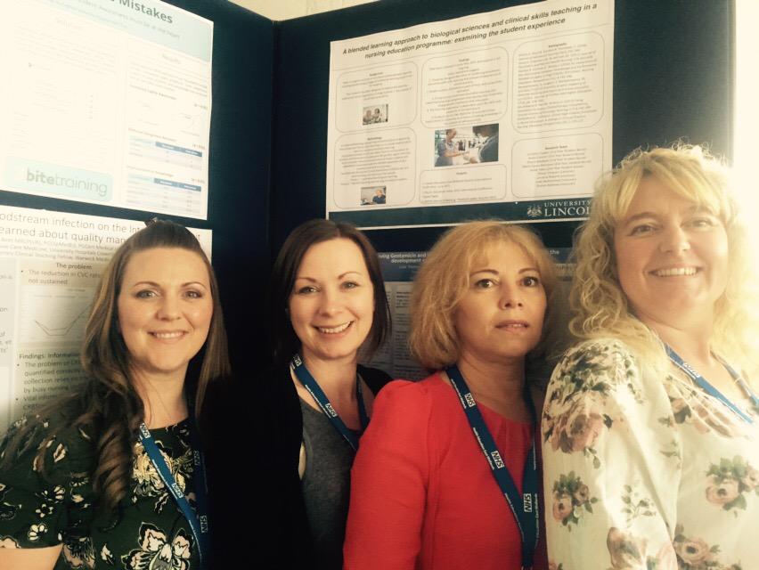 Representing <a href="/LincolnUniNurse/">Lincoln Uni Nursing</a> <a href="/unilincoln/">University of Lincoln, UK</a> presenting our research poster @EastMidsLETB #HEEMQIF15 #InspireQI