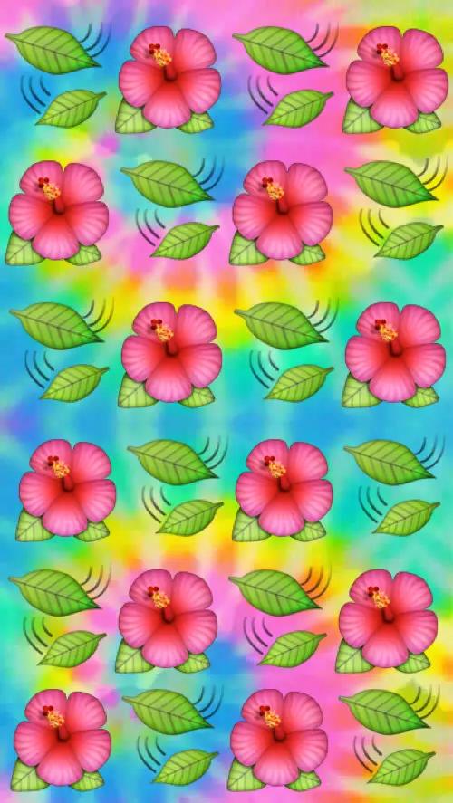 Flower Emoji Backgrounds