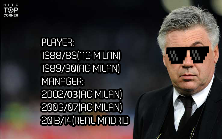 Happy Birthday to Carlo Ancelotti, he just loves winning the Champions League! 