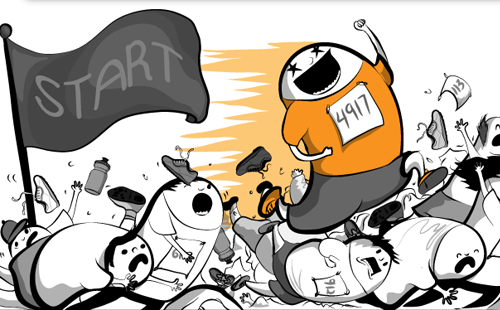 runnersworld's tweet photo. The DOs and DO NOTs of running your first marathon according to the @Oatmeal http://t.co/omn11spCnj http://t.co/ik09PpYFSK