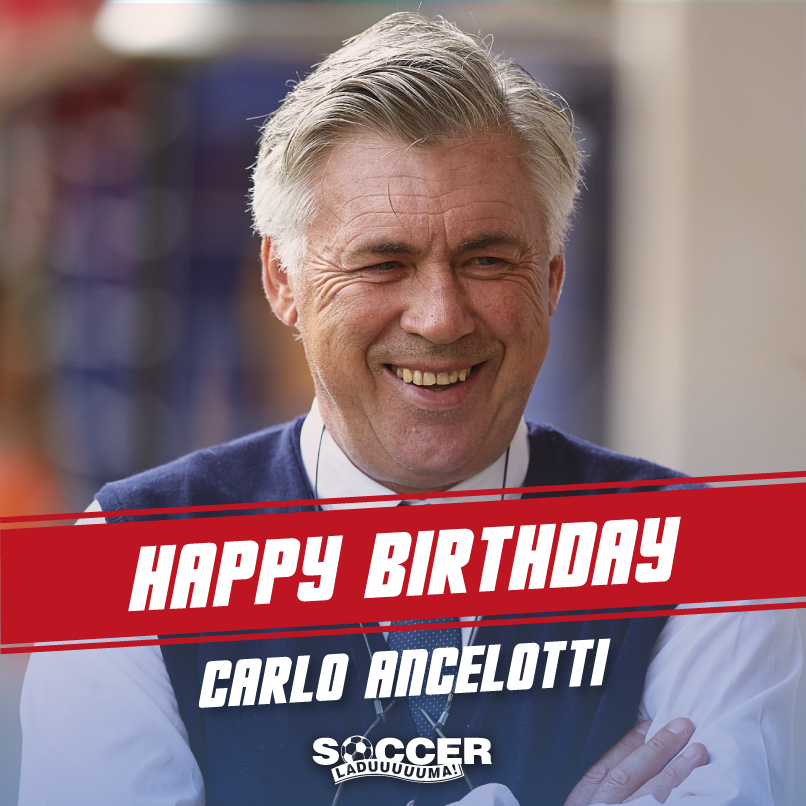 Happy Birthday Carlo Ancelotti ! Have a great day! 